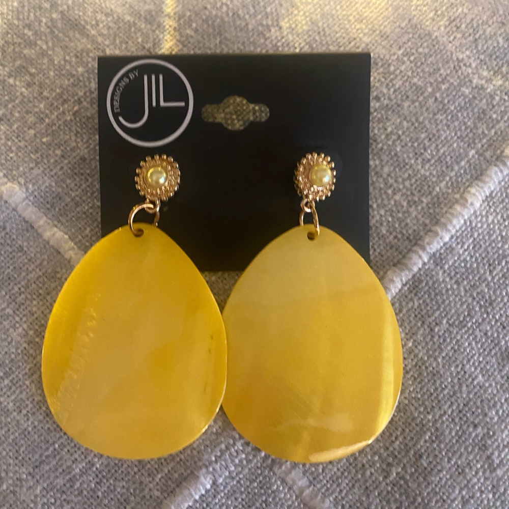 Yellow Earrings